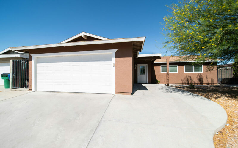 Recently clean driveway