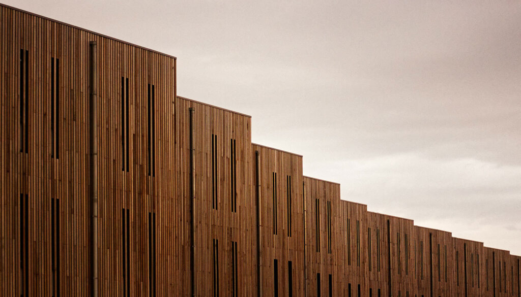 Clean wood fence