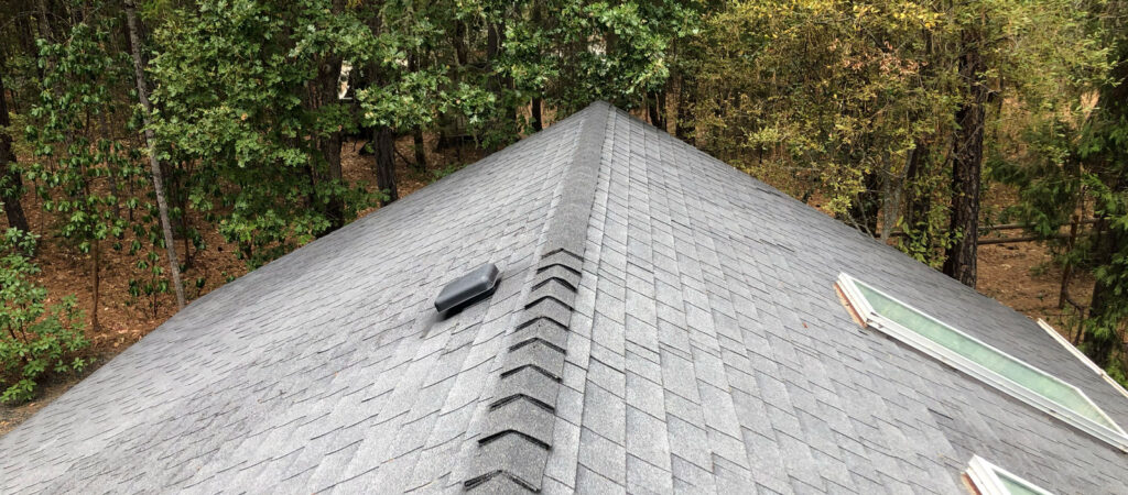 A roof BUX removed moss from in southern Oregon