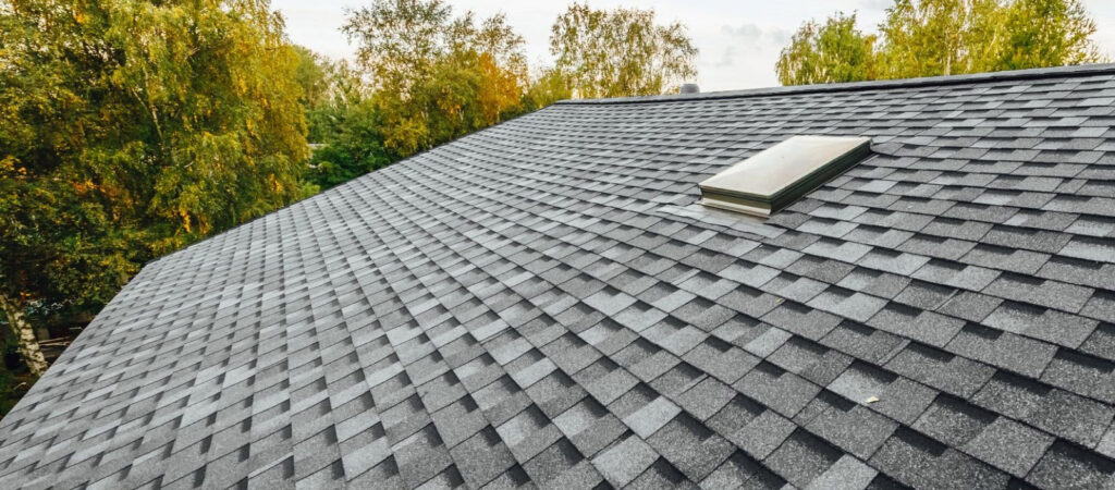 A new roof made with moss-resistant materials