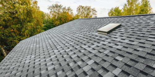 A new roof made with moss-resistant materials