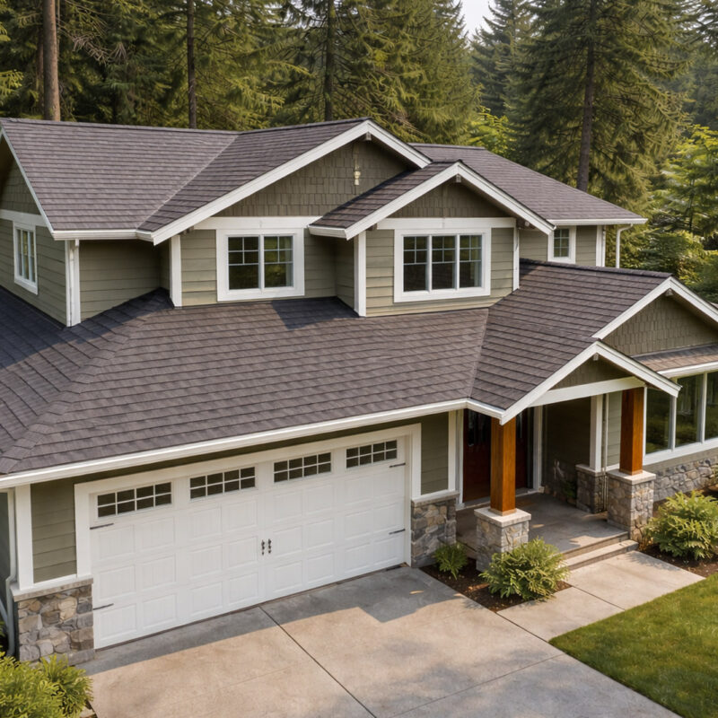 A southern Oregon house with a clean roof