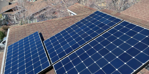 Clean solar panels during spring