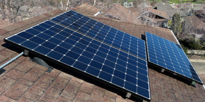 Professionally cleaned solar panels in Southern Oregon