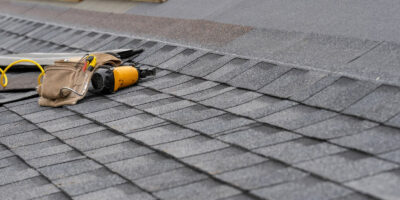 A Southern Oregon roof getting maintenance done on it